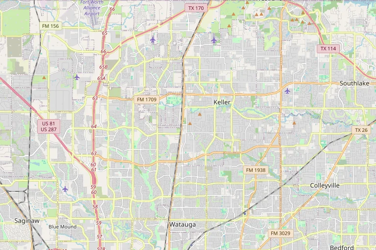 Map of the Watauga service area